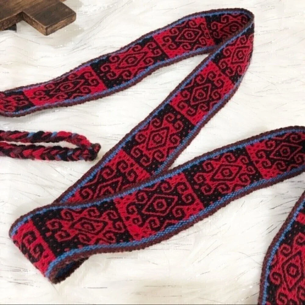 Handwoven Inca Design Belt OS - Picture 3 of 7